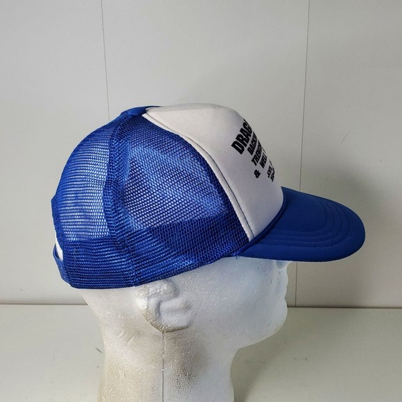 VTG Drager Backhoe Well Trenching Drilling Truck Rig Snapback Hat Trucker Cap - Picture 6 of 9